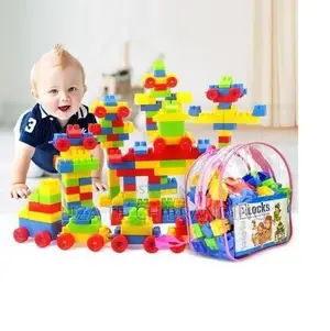 Building Blocks for Little Boy Girl Unbreakable Plastic