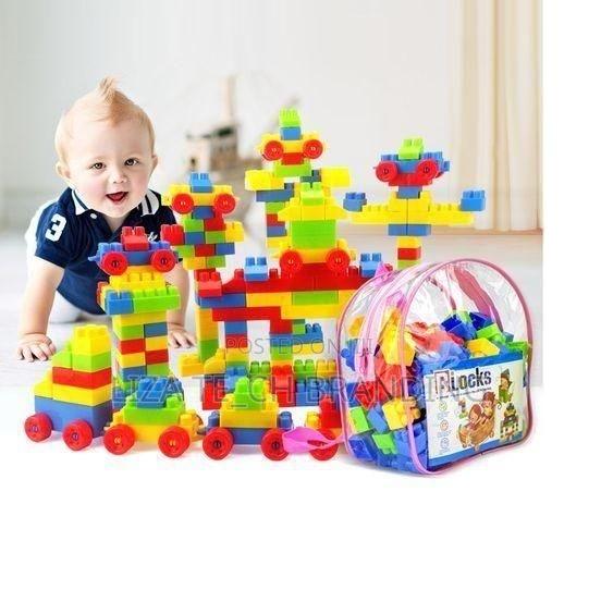 Building Blocks for Little Boy Girl Unbreakable Plastic
