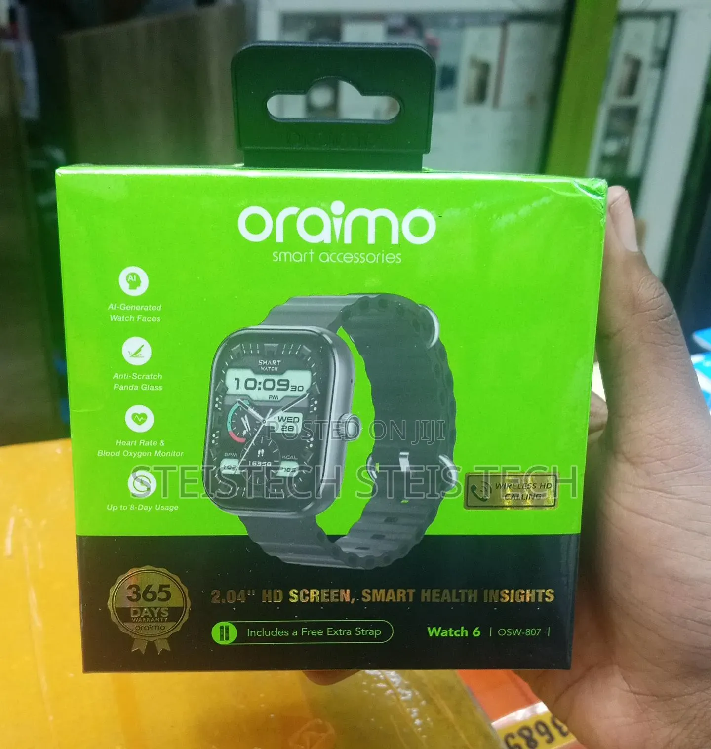 Oraimo Watch 6 2.04 TFT Full Touch Color Screen Smart Watch