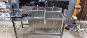 V Nturef Two Taps, Double Large Sized Bowsl Stainless Steel Sink