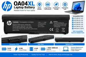 HP OA04 Battery for 240 G2 250 G2 255 G2 240 G3 – 41Wh
