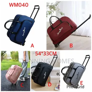 Portable Trolley Travel Bag With Straps