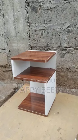 Joy S (Brown White) Bed Side Stand