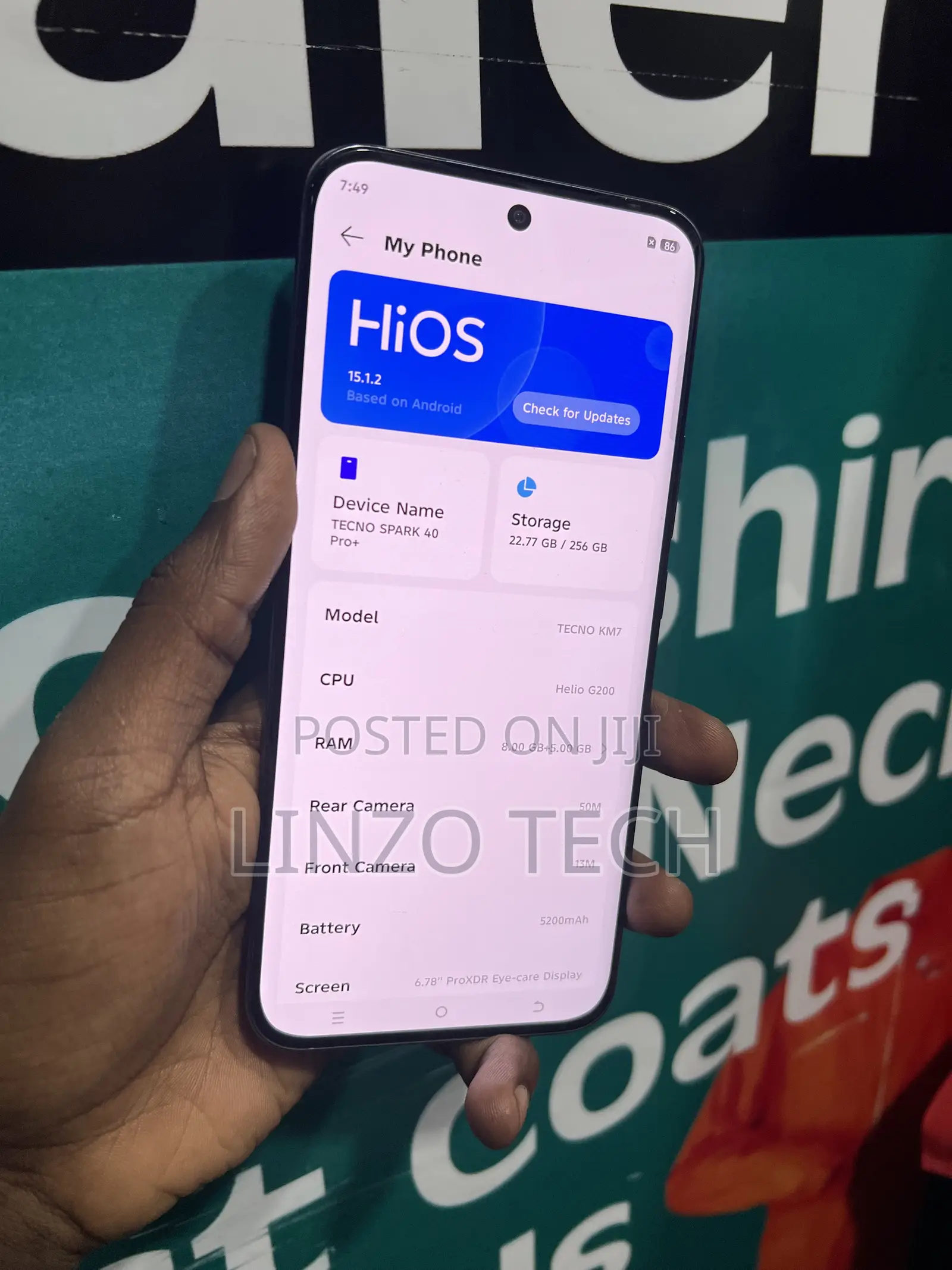Tecno Spark 40 Pro+ 256 GB Gray