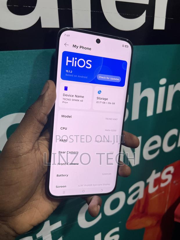 Tecno Spark 40 Pro+ 256 GB Gray - thumbnail 2