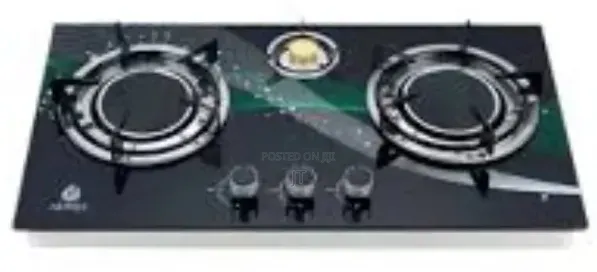 Nunix 3 Burner Low Gas Glass Top Table Infrared Cooker