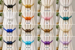 Pair of Magnetic Curtain Tiebacks / Curtain Holders