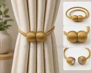 Pair of Magnetic Curtain Tiebacks / Curtain Holders