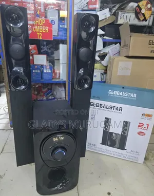 Globalstar GS-601 2.1ch Tall Boy Multimedia Speaker S