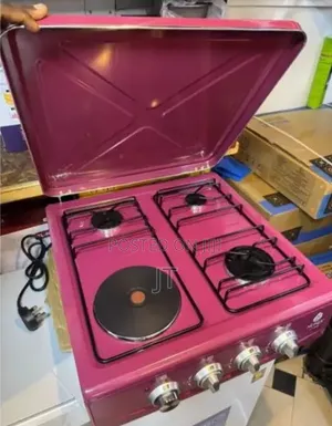 New Model Nunix Table Top Cooker 3 Gas + 1 Electric Burner Stove