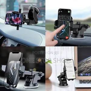 One Handed Grip Phone Holder to Secure Standard Sized Smart Phones