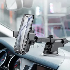 Phone Holder With Suctio Cup,expendable Arm,360°rotation,spring Cradle