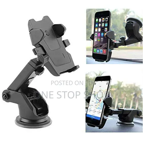 Phone Holder With Suctio Cup,expendable Arm,360°rotation,spring Cradle