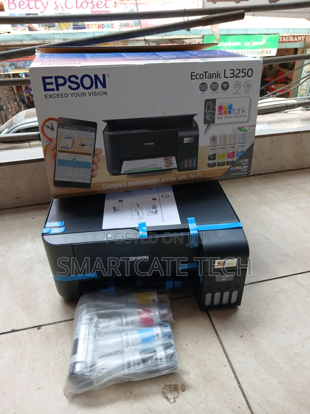 Epson L3250 EcoTank Printer Copy Scan Print Wireless Multifunctional