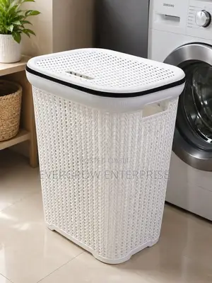Plastic Laundry Basket Organiser-