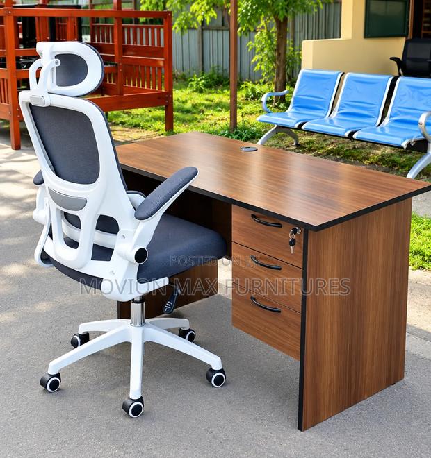 Office Set,Formal Table Adjustable Arms Rotating Chairs - main view