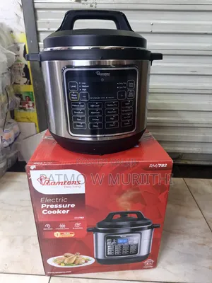 Ramtons Electric Pressure Cooker 8 Liters With Stainless Pot