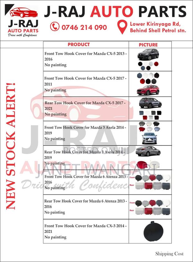 Tow Hook Covers Mazda Nissan Toyota Suzuki Honda