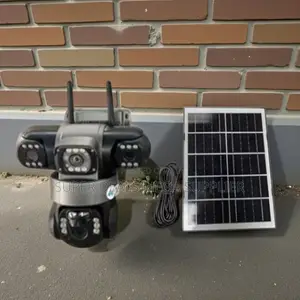 Outdoor Security Live View 20MP 4G PTZ Triple Lens Solar Cameras