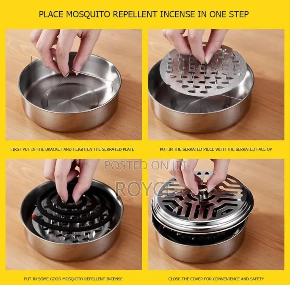 Stainless Steel Mosquito Coil Holder