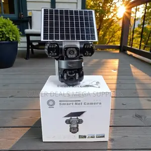 V380 Pro App Two-Way Audio 20MP 4G PTZ Triple Lens Solar Cameras