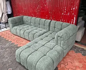Green L Shape Spring Sofas