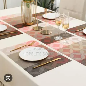 PVC Placemats Woven Table