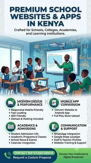 Professional School Websites Android Apps for Colleges in Kenya!