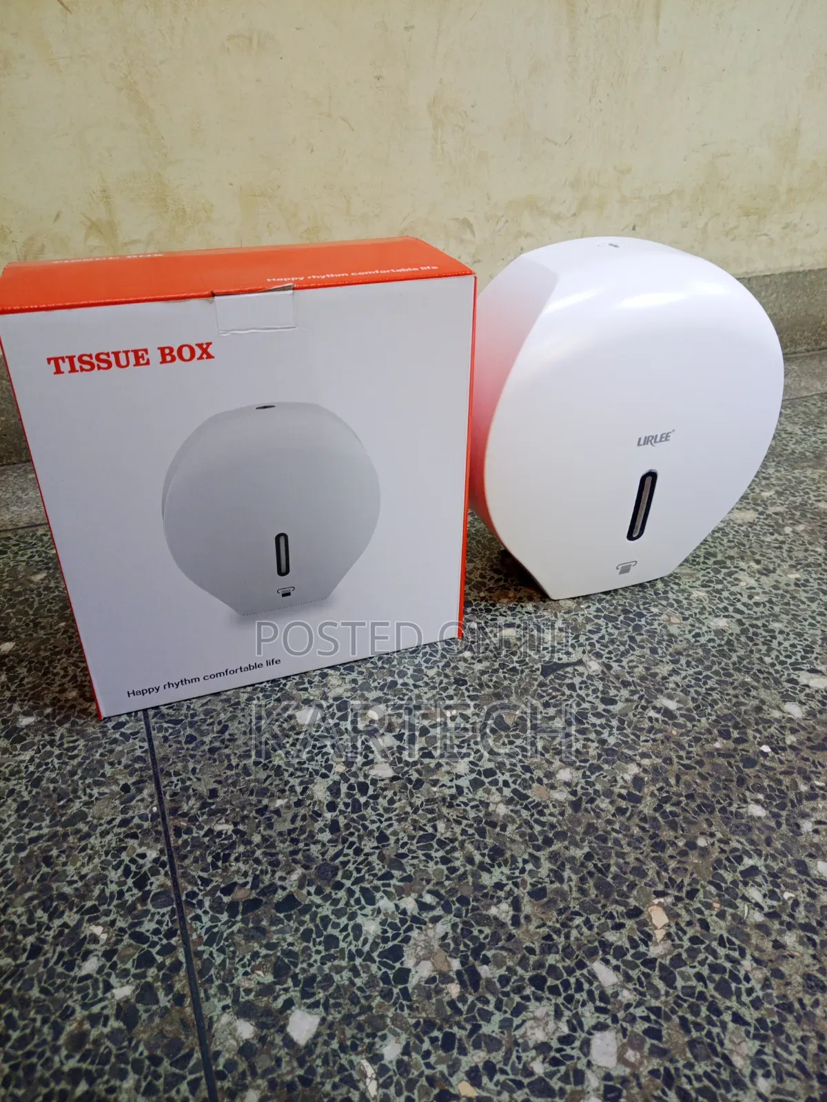 Lirlee Wall Mounted Jumbo Tissue Box Dispenser