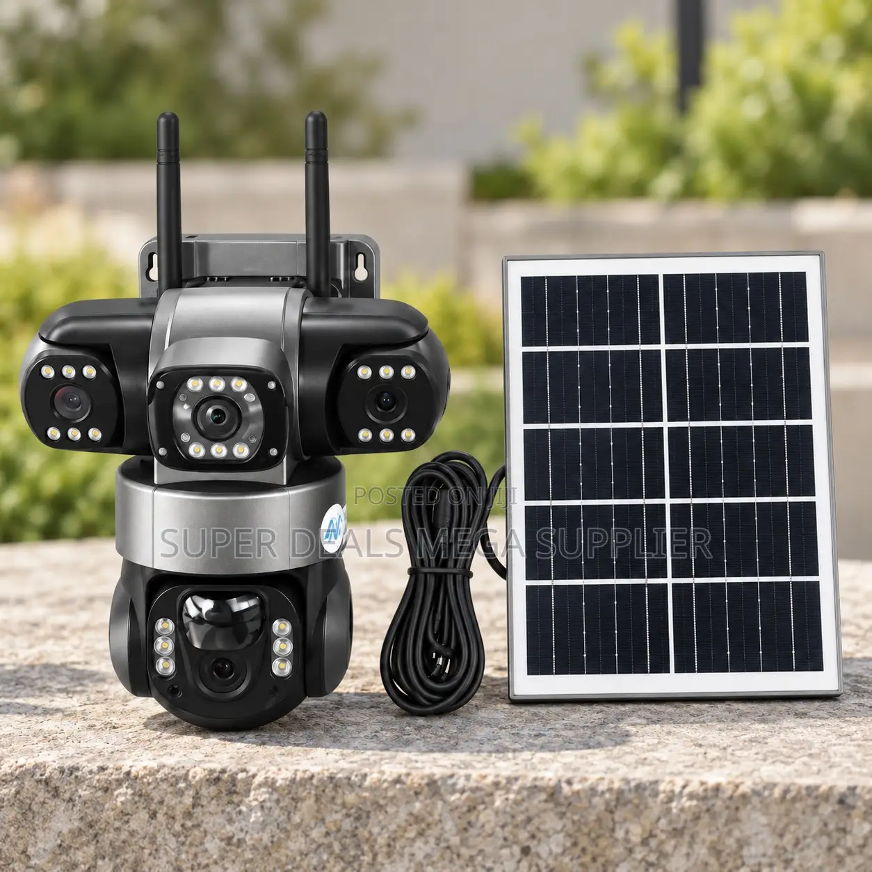 V380 Pro App Cloud Storage 20MP 4G PTZ Triple Lens Solar Cameras