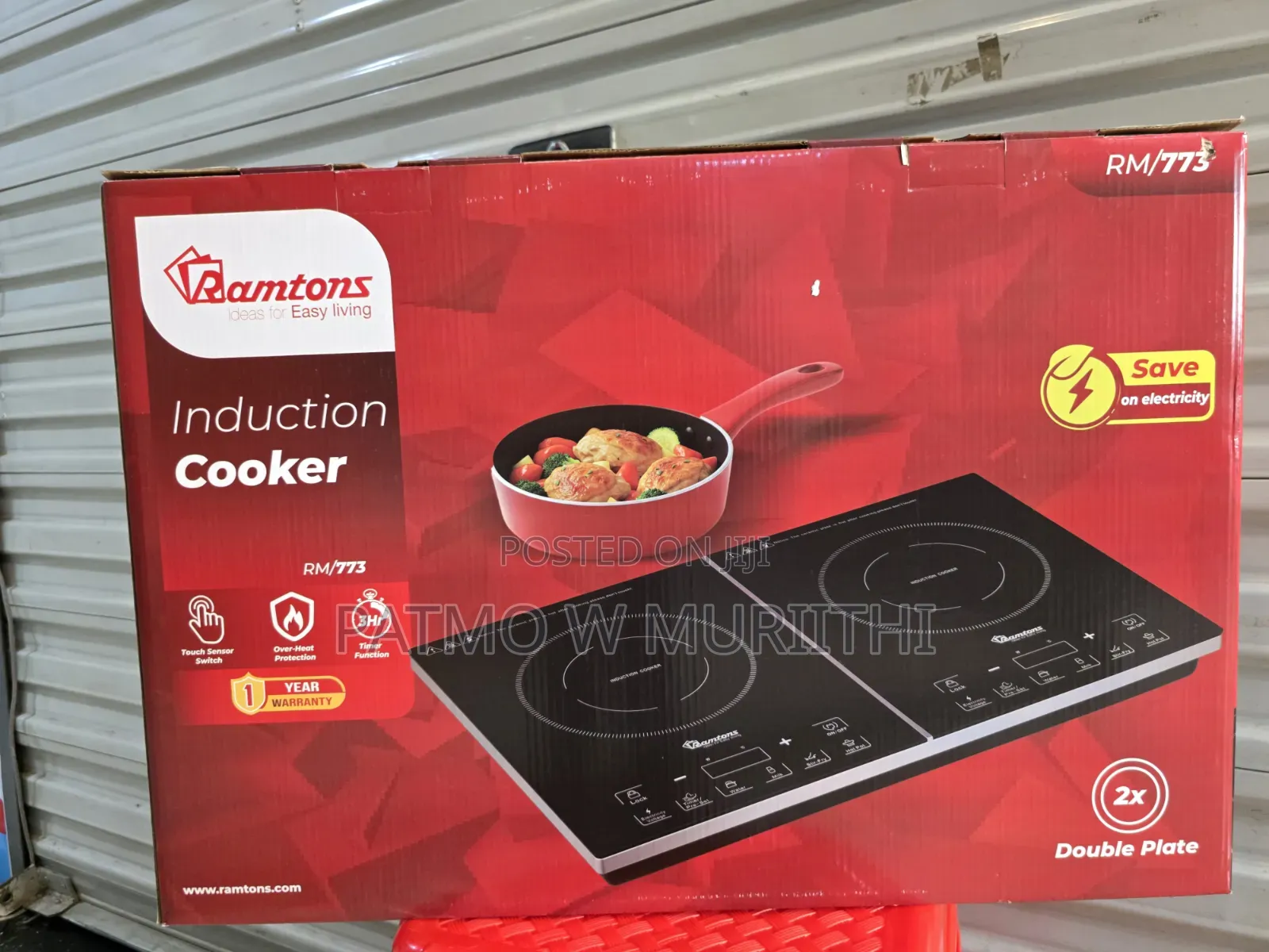 Ramtons Double Induction Cooker Rm/773