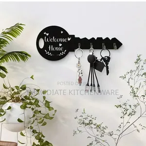 Wall Mounted Decorative Wooden Key Organizer