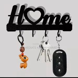 Aluminum Metal Wall Art Key Holder Entryway Home Decor