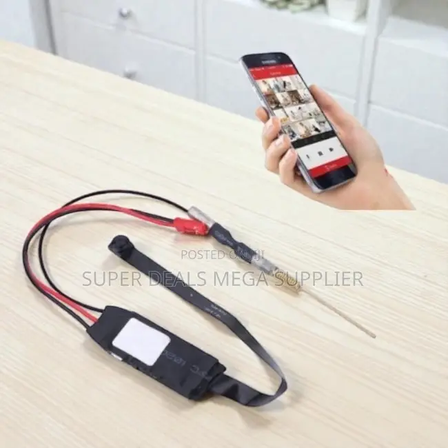 Smart 1080P Full HD Mini Wireless Pin Hole Wi-Fi Spy Camera
