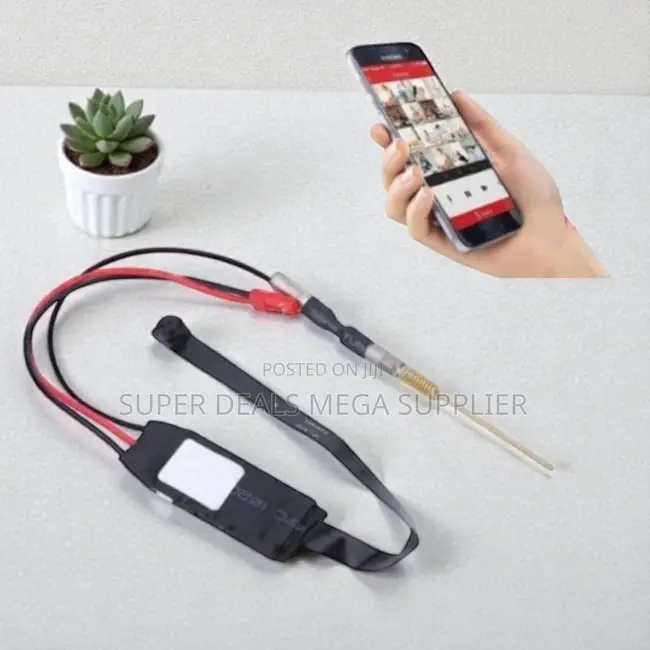 Lightweight 1080P Full HD Mini Wireless Pin Hole Wi-Fi Spy Camera