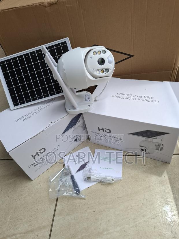 Secure View Ubox Single Lens WiFi Enabled Solar CCTV Camera - main view