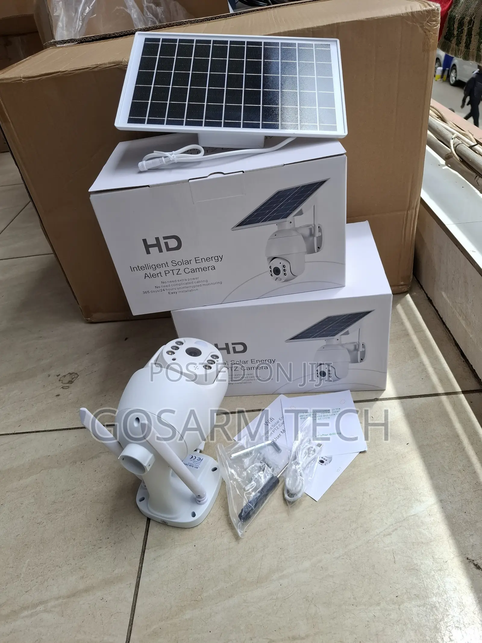 New Ubox Single Lens Solar WiFi Camera – Smart Wireless CCTV