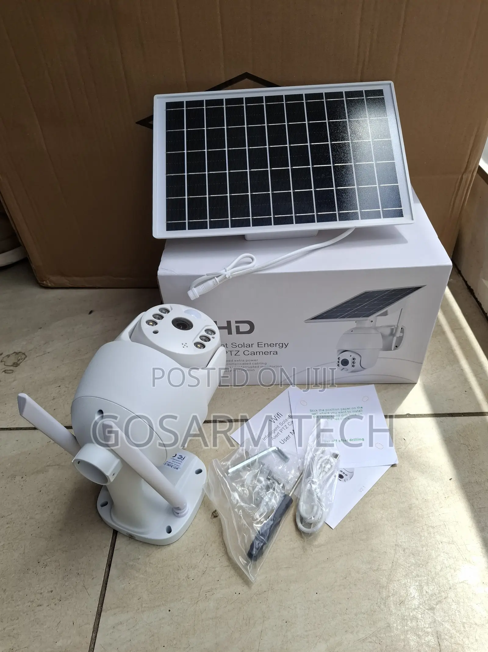 Best Quality UBOX Wireless Single Lens Wifi Solar Camera With UBOX App