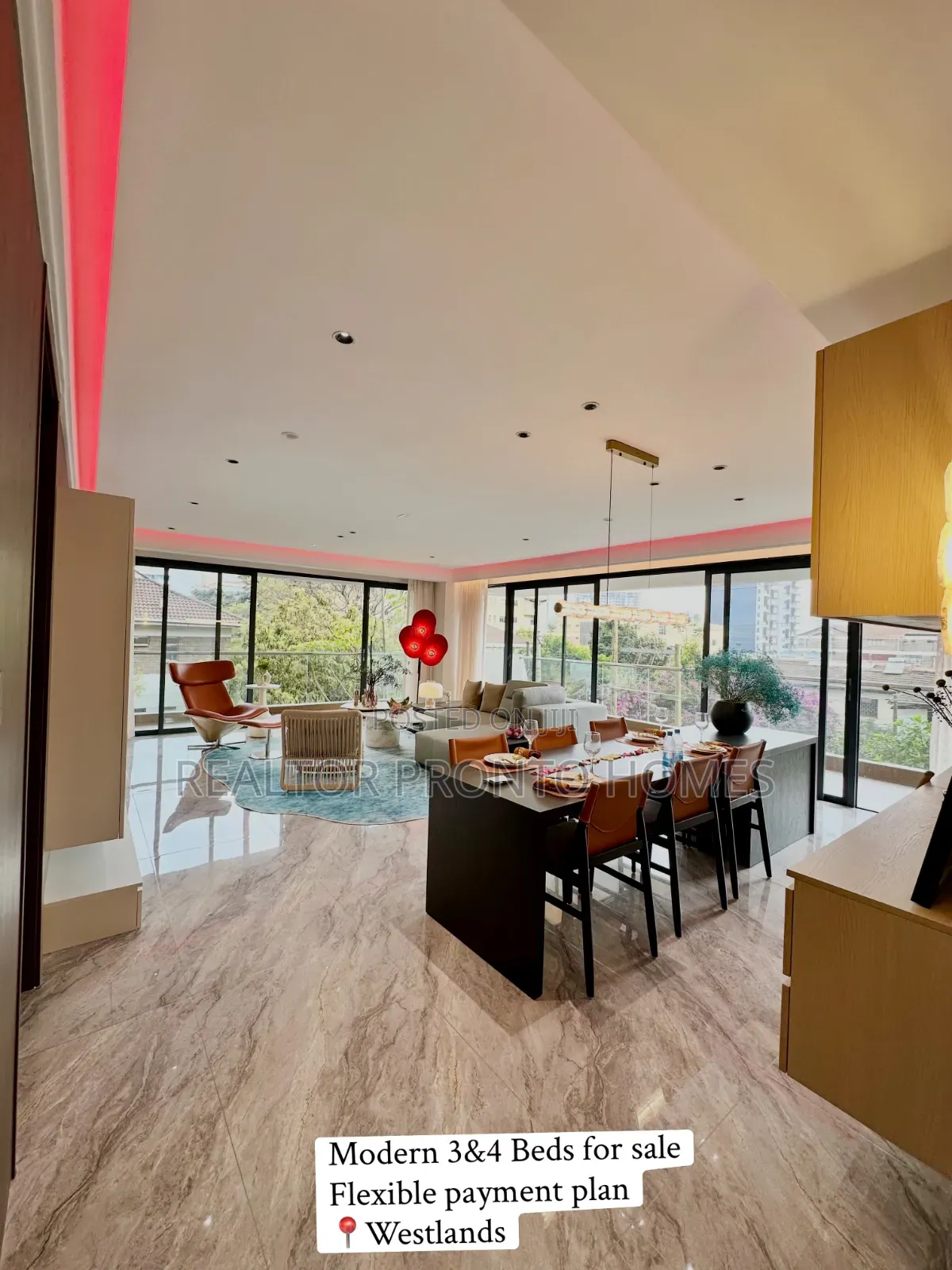 3bdrm Apartment in Westlands, Raphta Road Area for sale