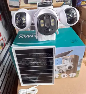 4G LTE V380 Pro Smart Solar Camera for Outdoor Security – Quad Lens