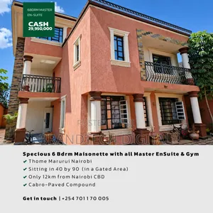 6bdrm Maisonette in Thome Marurui for sale