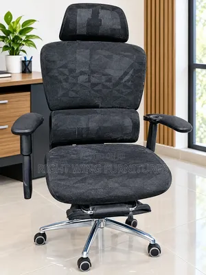 Heavy Duty High Back Ergonomic Chair With Headrest
