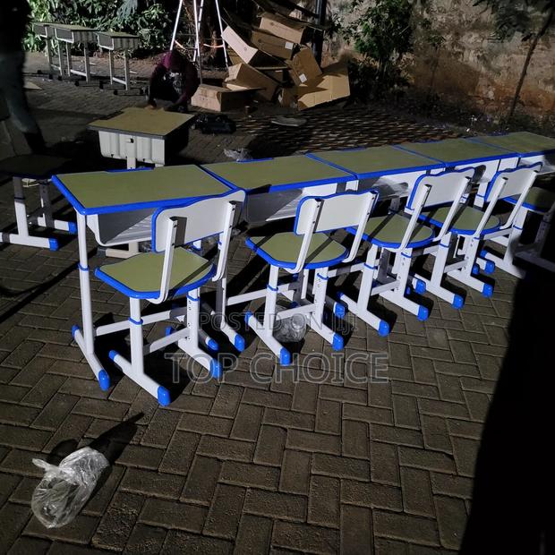 Modern Adjustable School Desks Chairs - main view