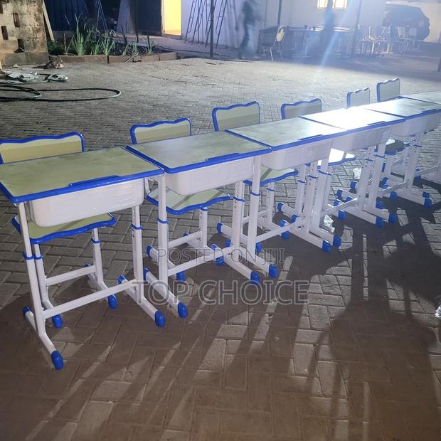 Modern Adjustable School Desks Chairs - thumbnail 2