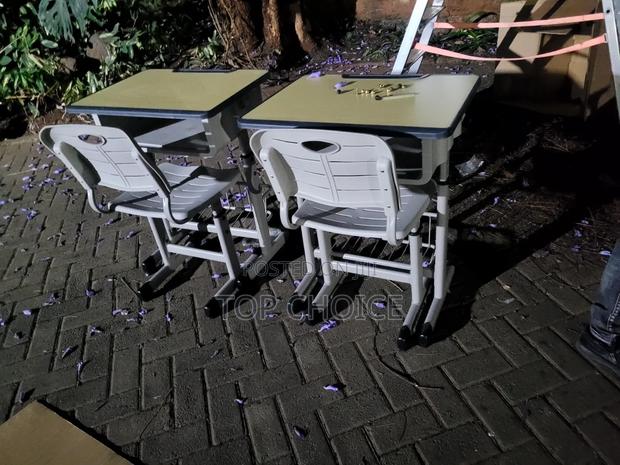 Modern Adjustable School Desks Chairs - thumbnail 3