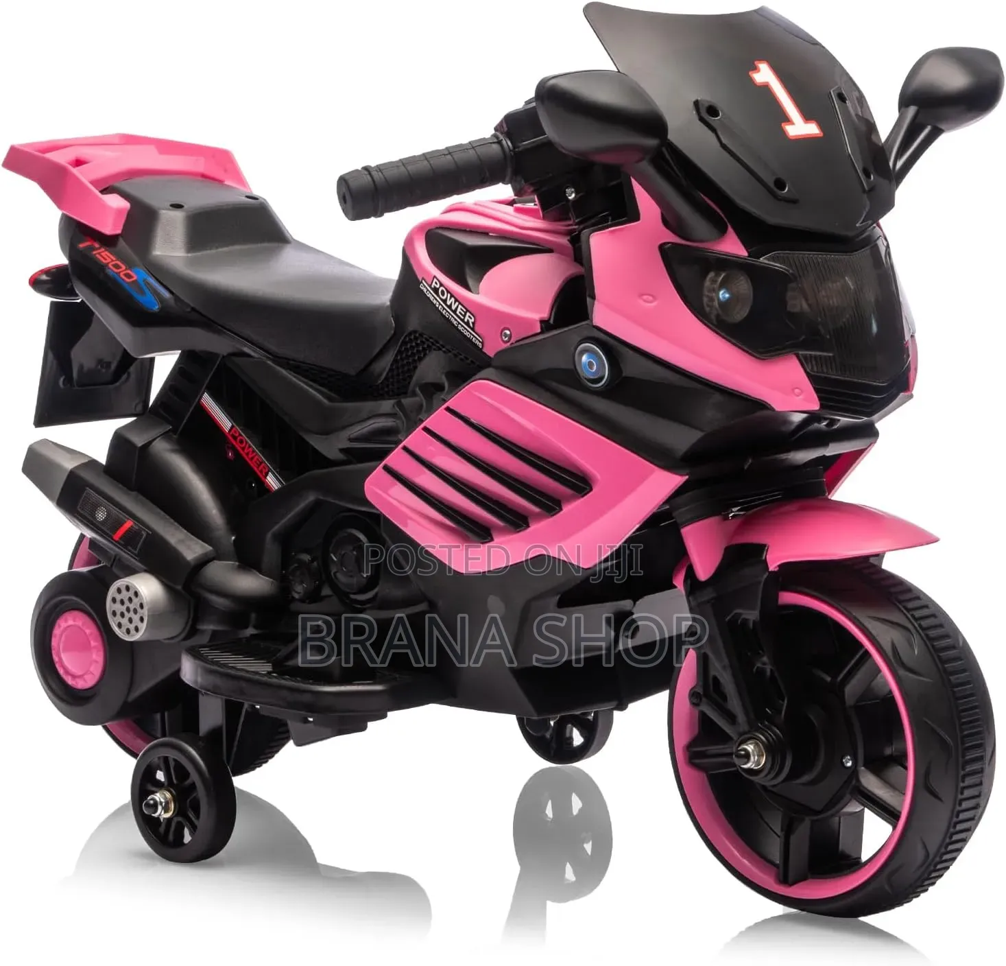 **Model 3188 Pink Kids Electric Racer Motorcycle **