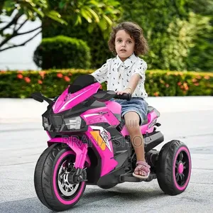 **Pink 3188 Double Motor Kids Ride-on Bike **