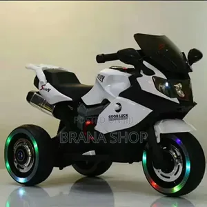 Model 3188 White Kids Electric Ride-on Bike