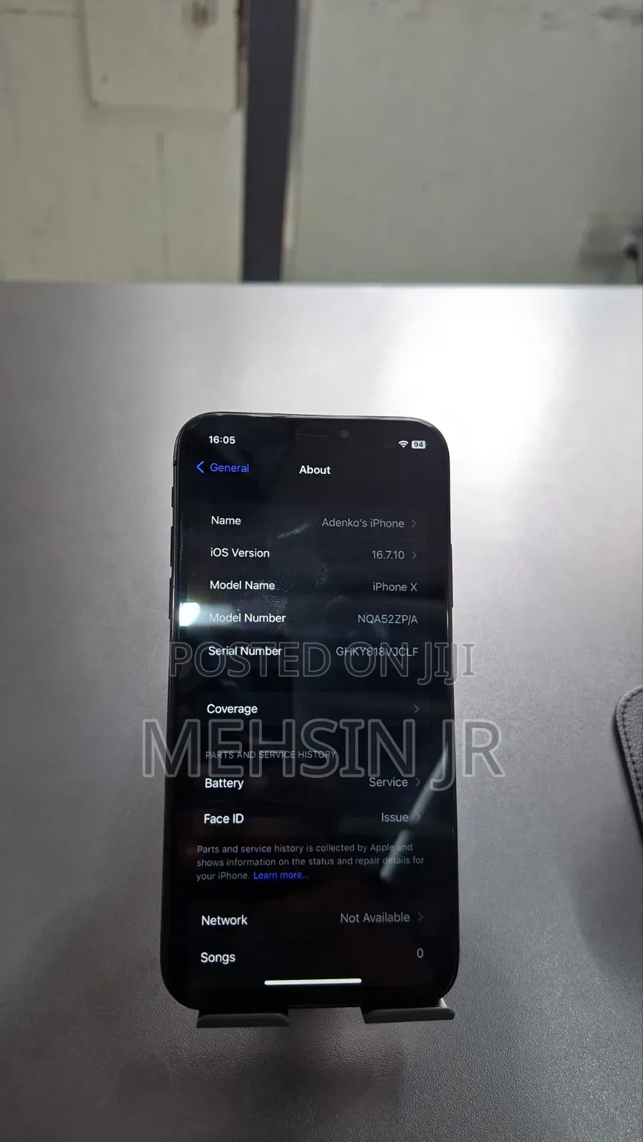 Apple iPhone X 256 GB Black