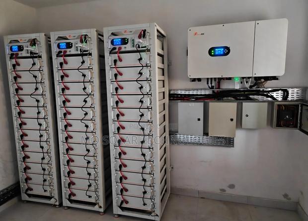 50kw Solar Green Energy System With 180kwh Lithium Batteries Storage